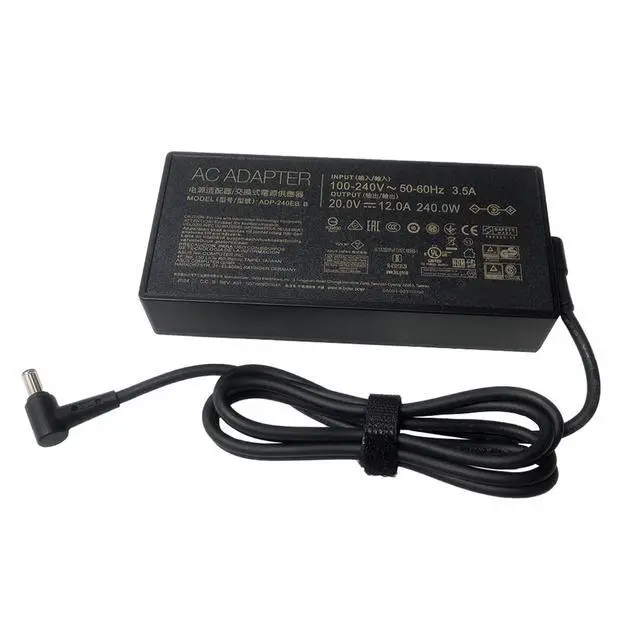 Alt view image 3 of 6 - 240W ADP-240EB B 20V 12A AC Adapter Power Supply for ASUS ROG 15 GX550LXS RTX2080 S15 S17 G15 G513 GX550LXS RTX2080 G733QM G733QR G733QS G733QSA RTX2080 Laptop Charger