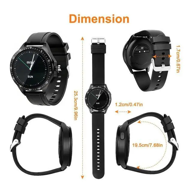 Alt view image 2 of 7 - Smart Watch with Earbuds, 1.32 Inch Round Fitness Watch X10, 2 in 1 Bluetooth Watch with Step,Calories,Sleep Monitor,Heart Rate Blood Pressu-re Monitor for iOS & Android