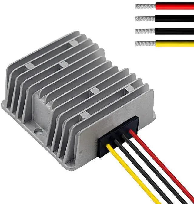 Main image of Car Voltage Stabilizer, 4A 48W Heavy Duty 12v Voltage Regulator Surge Protector for Car Battery Truck Vehicle Boat RV Camper Solar System (10-36V Input, 12V Output)
