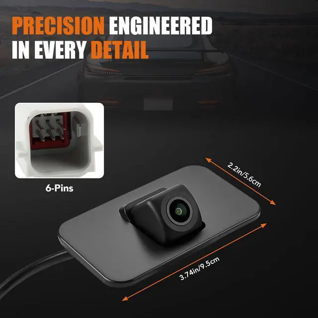 Alt view image 7 of 7 - Rear View Backup Camera for Cadillac Escalade ESV Chevy Suburban | for Chevy Tahoe GMC Denali Yukon XL 2015 2016 2017 2018 2019 2020 Reverse Camera Park Assist Night Vision Replaces# 23378804