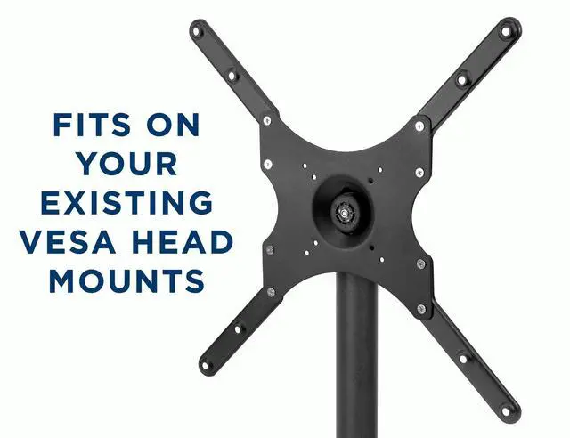 Alt view image 2 of 7 - VESA Mount Adapter Kit, 200x200 to 400x400mm | Converts 200x200mm mounts to fit 300x300 and 400x400mm patterns, fits most 32-55 inch TVs