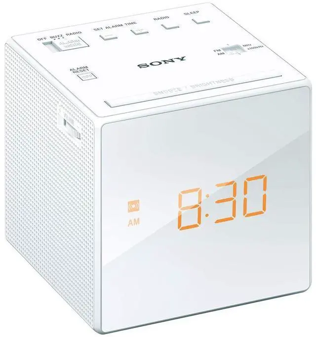 Main image of Clock Radio ICF-C1: FM / AM / FM Wide corresponding Sleep Timer White ICF-C1 W