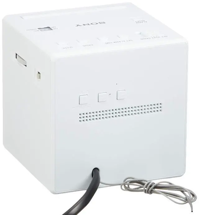 Alt view image 6 of 6 - Clock Radio ICF-C1: FM / AM / FM Wide corresponding Sleep Timer White ICF-C1 W