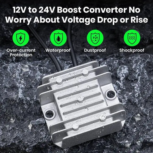 Alt view image 2 of 7 - for Starlink Mini 12V Conversion Kit, 12V Power Cable with Cigarette Lighter Plug, 9-20V Step Up 24V 72W Conversion Kit for Truck RV (EL13-C)