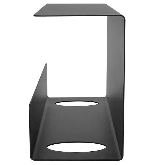 Alt view image 5 of 6 - Under Desk Cable Management Tray 16.5 Inch, 2 Pack Sturdy Metal Cable Tray, Desk Cord Management, Under Table Cord Organizer Basket, Wire Raceway, Black