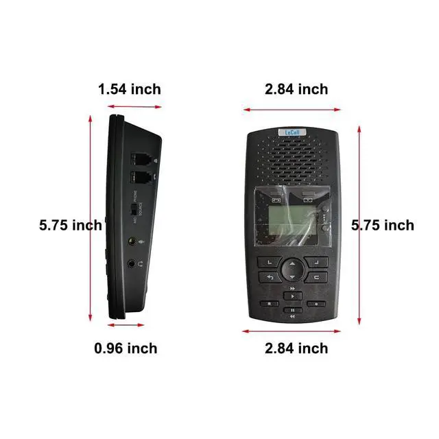 Alt view image 4 of 7 - Standalone Telephone Recorder/Phone Call Recorder/Call Recording Device for Analog Landline and Digital/IP Phones, AR120