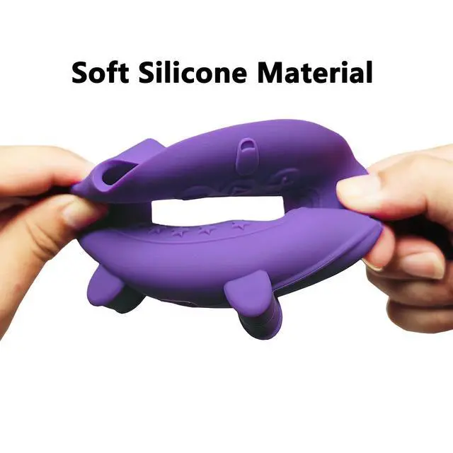 Alt view image 6 of 7 - Silicone Cover Case for JBL Clip 5 Portable Bluetooth Speaker | Protective Soft Skin for JBL Clip 5 Speaker Holder Accessories, Shockproof and Anti-Scratch Cover (Purple)