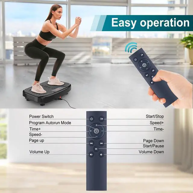 Alt view image 3 of 7 - Vibration Plate Replacement Remote Control for AXV/AORTD/SAYGOGO/AOVIECH/Evoland Multiple Brand Vibration Plate Exercise Machine, for Sportstech VP250 VP275