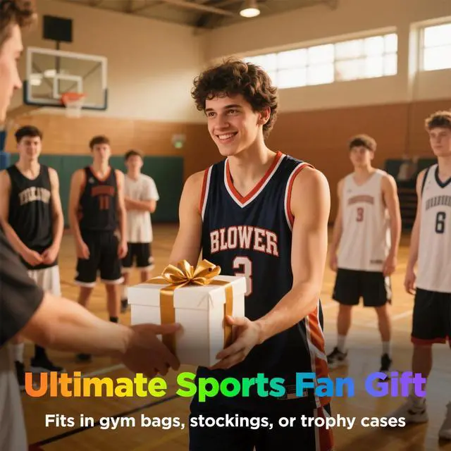 Alt view image 5 of 7 - Bluetooth Speaker Ball | 3" LED Light Show, Basketball Speaker