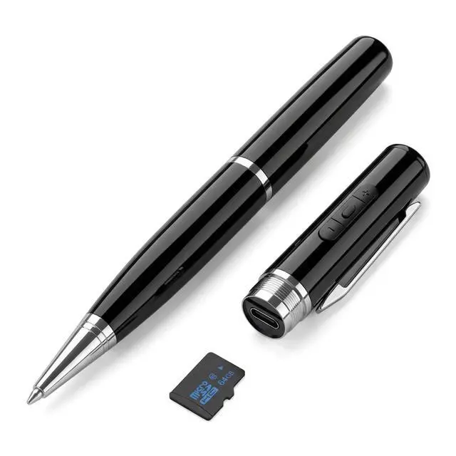 Alt view image 2 of 7 - 64GB Voice Recorder Pen, One-Touch Recording & MP3 Player, HD Noise Reduction, Playback While Writing, Ideal for Business Meetings, Interviews, Students