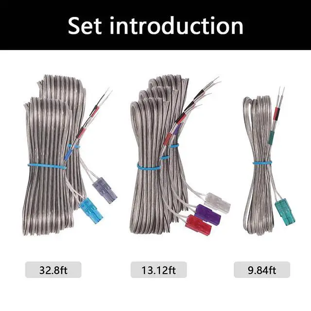 Alt view image 6 of 7 - Speaker Cable AH81-02177B for Samsung HT-H4500 HT-J4500 HT-J4530 HT-J5150 HT-J5100K HT-J5500 HT-J5500K HT-J5550K HT-J5550WK HT-H7730WM HT-J7500W HT-H7500WM HT-J7750W HT-H7750WM Home Theater System