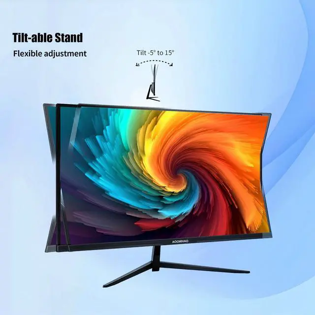 Alt view image 4 of 6 - 27 Inch 4K UHD (3840x2160) Monitor, 4K@60Hz, IPS Panel, Borderless Design, HDR400, 99% sRGB, Work & Gaming Monitor for Designers, Office, and PC Gaming with HDMI DP Type-c