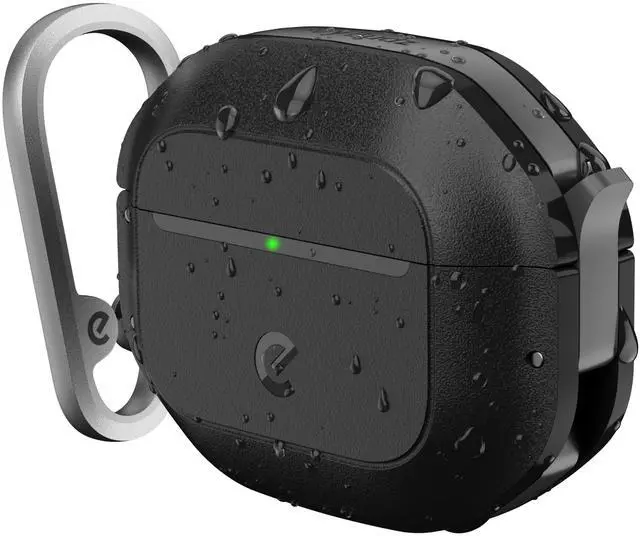 Main image of for Waterproof AirPods 4 Case with Lock - IP68 Waterproof and Dust Proof, Shockproof Protector, Heavy Duty Rugged Protection, Drop Proof Hard Cover for AirPods 4th Gen (Carbon Black)