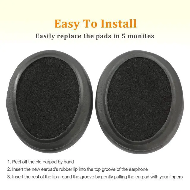 Alt view image 6 of 7 - WH-CH710N/WH-CH700N Replacement Ear Pads Cooling Gel WH-XB900N Earpads Upgrade Ear Cushions Parts Accessories Compatible with Sony WH-CH720N/WH-CH710N/WH-RF400/MDR-ZX770 Wireless Headphones (Black)