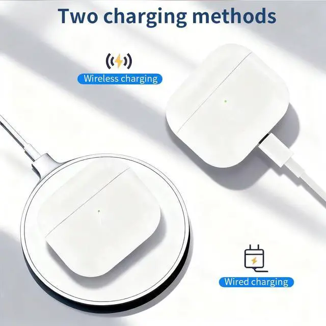 Alt view image 4 of 7 - USB-C Charging Case for AirPods Pro 3, Compatible for AirPods Pro 3 (2025) Charging Case, Built-in 450 mAh Battery with Bluetooth Pairing Sync Button(Headphones Not Included) (A9)