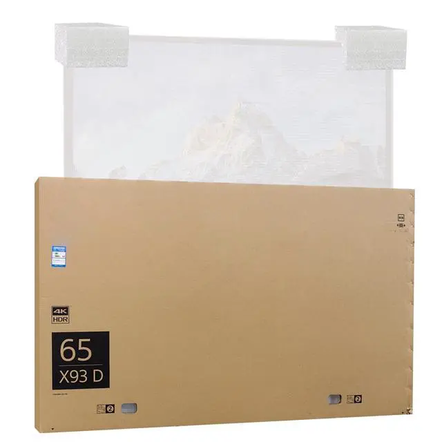 Alt view image 4 of 6 - Foam Flat Screen TV Cover and 4 Foam large corner protectors Fits 65''TV | 65"W X 37"H, Flat Screen TV Protection During House Moving,Home Renovation, or Storing