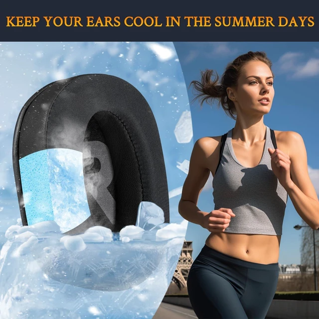 Alt view image 6 of 7 - Cooling Earpads for Logitech G Pro X Headphones - Black for G Pro, G Pro X(1/2/SE) Headphones