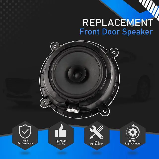 Alt view image 7 of 7 - Front Door Speaker Compatible with 2013-2018 Mazda 3 6 CX-5 | Compatible With 14-18 Mazda 3, 13-16 Mazda 6 CX-5, Coaxial Speaker, Wide Frequency Response, Replace BHN9-66-960 KF01-66-960