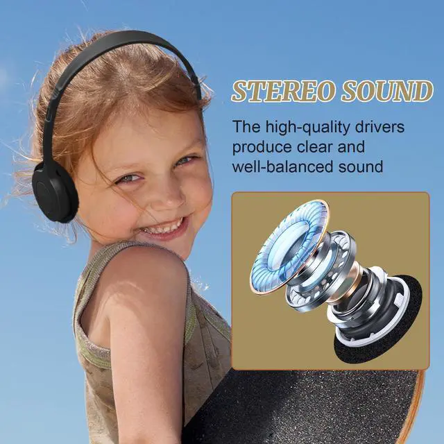 Alt view image 5 of 7 - 20 Pack Headphones for Kids Students School Classroom | Adjustable, 3.5mm Jack, Black, Bulk Earphones, For Library Children Adults