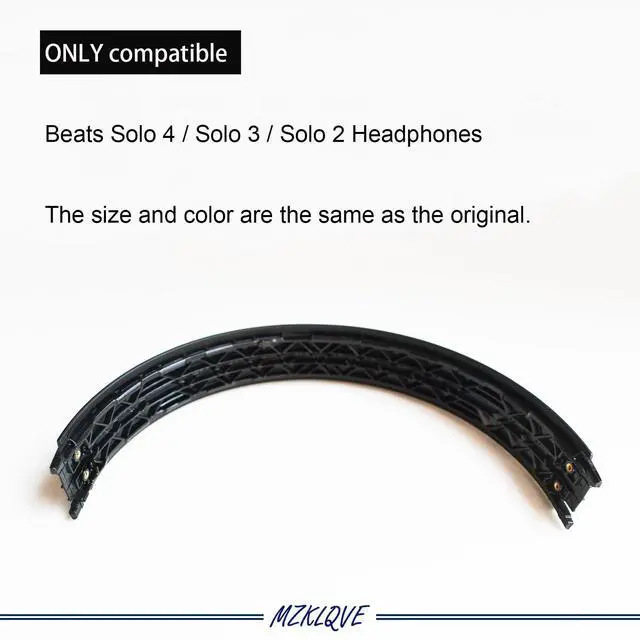 Alt view image 3 of 3 - Solo 3 Headband - Replacement Premium Repair Parts for Beats Solo3 & Solo 2 Wired/Wireless Headphones (Matte Black)