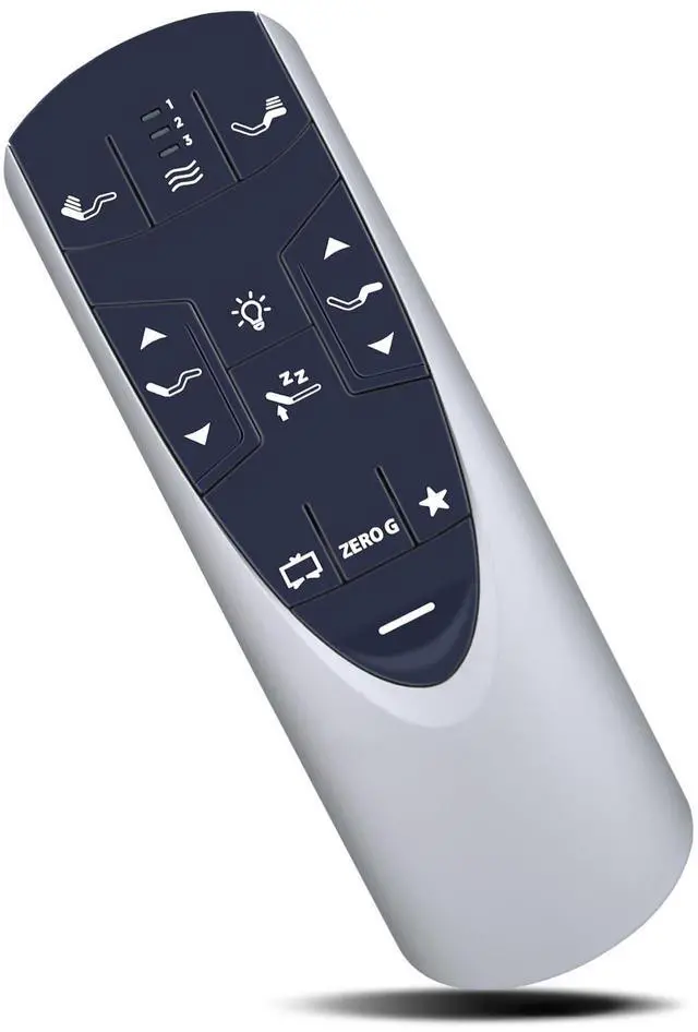 Main image of Replacement Remote Control for TempurPedic Ergo/Ergo Extend Adjustable Bed | Compatible with Adjustable Bed Base JDLK.33.01.18 JLDK.33.01.36 RF502A RF358A Remote (with Backlight)