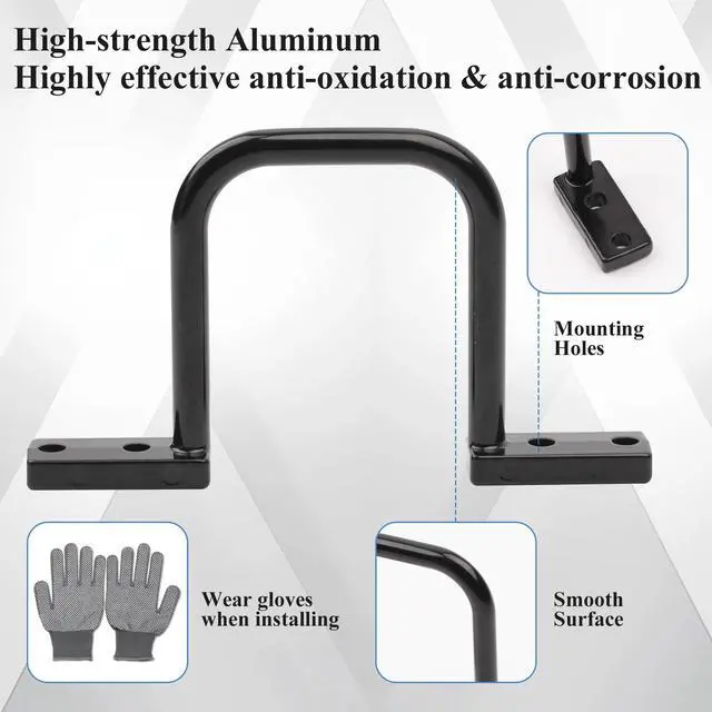 Alt view image 4 of 6 - 2" Aluminum Cable Management D Ring 12 Pack Cable Organizer Black | Aluminum Alloy | Gloves included | Easy Screw-Mount | Tangle Free Solutions for Home & Office