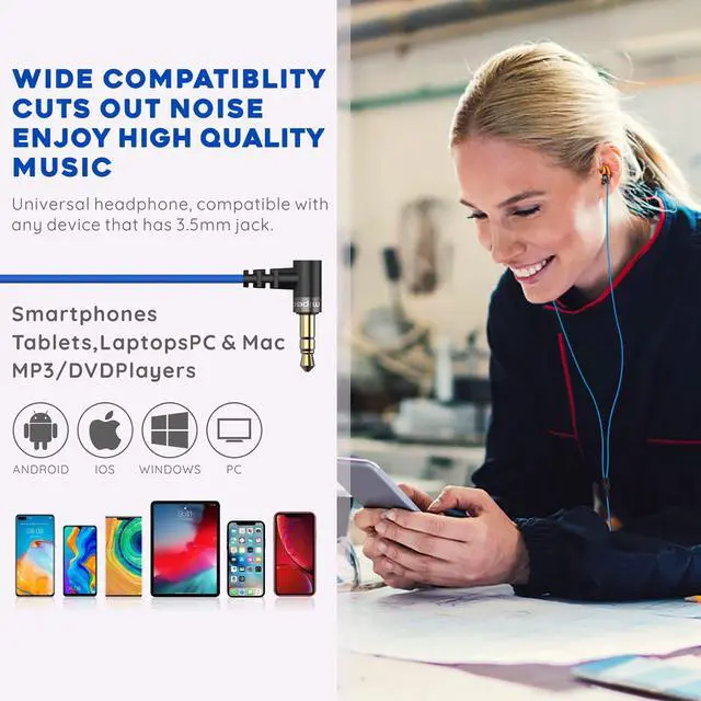 Alt view image 6 of 7 - Ear Plug Headphones for Work, Custom-fit Work Earbuds Earphones-Safety Headphones for Construction Industrial