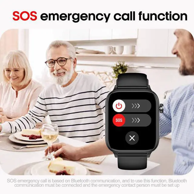 Alt view image 7 of 7 - Smart Watch for Women Men(Answer/Dial) 1.96" IPS Smartwatch, 24/7 Heart Rate/Blood Oxygen/Blood Pressure/Sleep Monitor, Blood and Body Composition,100+ Sports Modes Fitness Tracker (champagne gold)