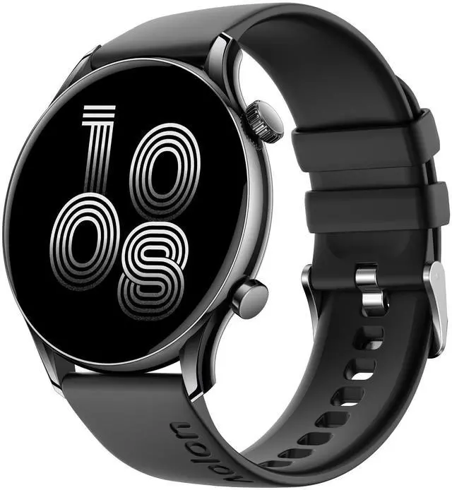Main image of GTR3 Super-Slim AMOLED Smart Watch, Fitness Tracker for Men Women | 1.43" AMOLED AOD display, 8.8mm ultra-slim fit for sports, rotary crown, call & app alerts for iOS & Android
