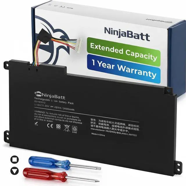 Main image of Battery for Asus VivoBook B31N1912 C31N1912 E410MA E510MA | Fits E410KA E410MANS E410 R522MA E510KA L410MA L510MA R429MA X415 X515 F414MA 3-cell 41.9Wh 11.55V