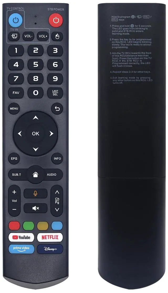 Main image of New V3 Pro Voice Remote Control Compatible with vSeeBox V1, V2, V3, V5 Pro, V3 Plus, V1 Max, Elite, Max Models