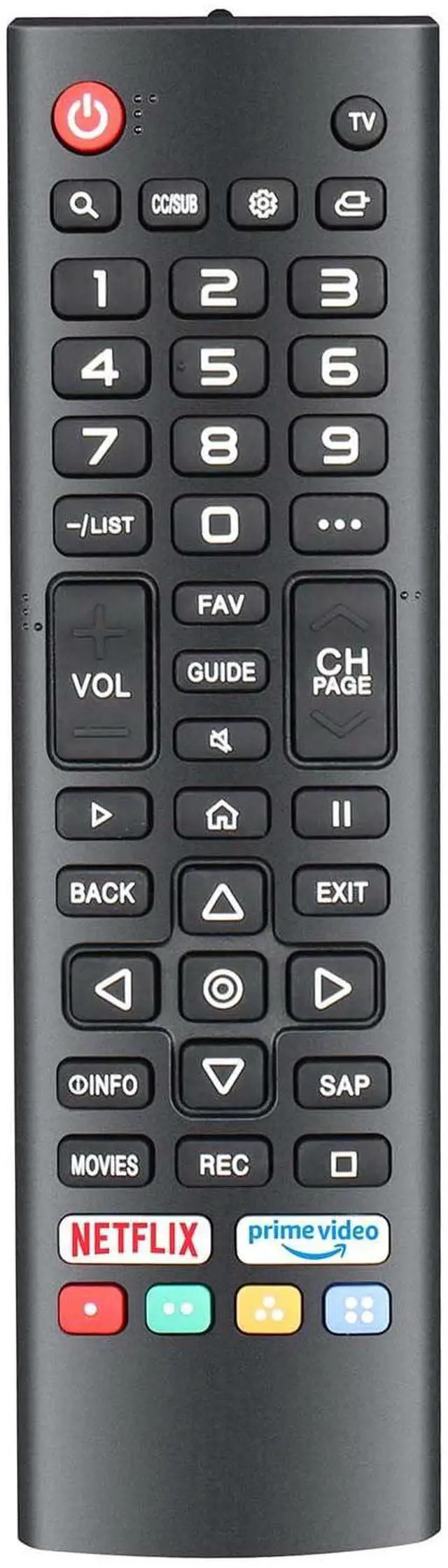 Main image of AKB76037002 Remote Control for RCA TV Remote Replacement - No Programming Needed Direct Use, Effortless Control for Various RCA TV Models RWOSU6547 RWOSU5549 RWOSU5847 RWOSU5047 RWOSU6547-B