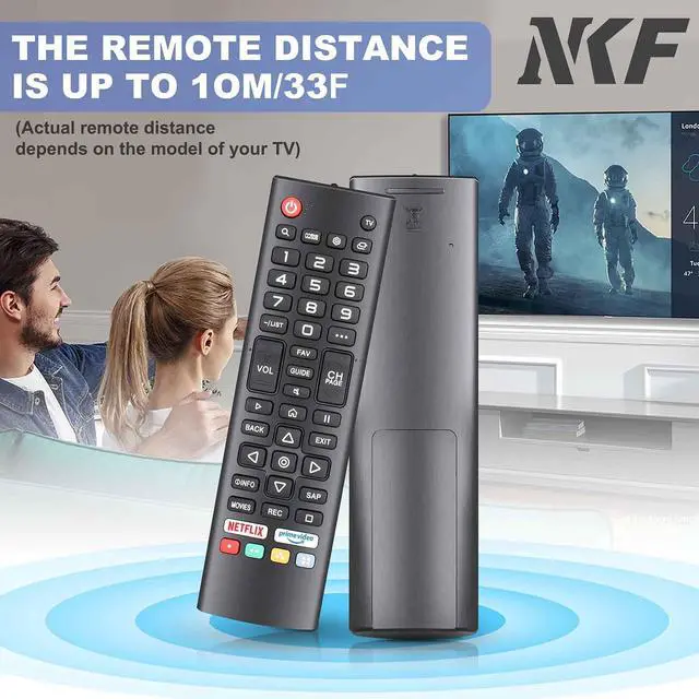 Alt view image 5 of 7 - AKB76037002 Remote Control for RCA TV Remote Replacement - No Programming Needed Direct Use, Effortless Control for Various RCA TV Models RWOSU6547 RWOSU5549 RWOSU5847 RWOSU5047 RWOSU6547-B