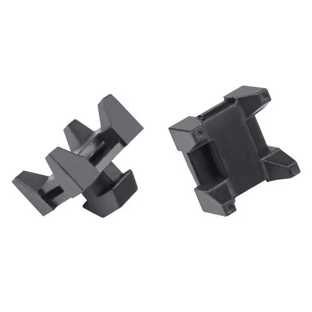 Alt view image 3 of 6 - 25 Pieces Plastic Cable Zip Tie Mounting Blocks, Drop-In Base Mounts for 15 or 40 Series Aluminum T-Slot Extruded Profiles Wire Management