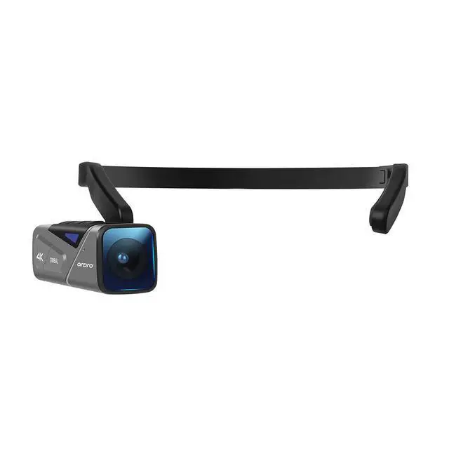 Alt view image 3 of 5 - EP7 4K 60FPS Camcorder Head-Mounted Video Camera, Wi-Fi APP Control, 2-Axis Gimbal Stabilizer with Remote Control