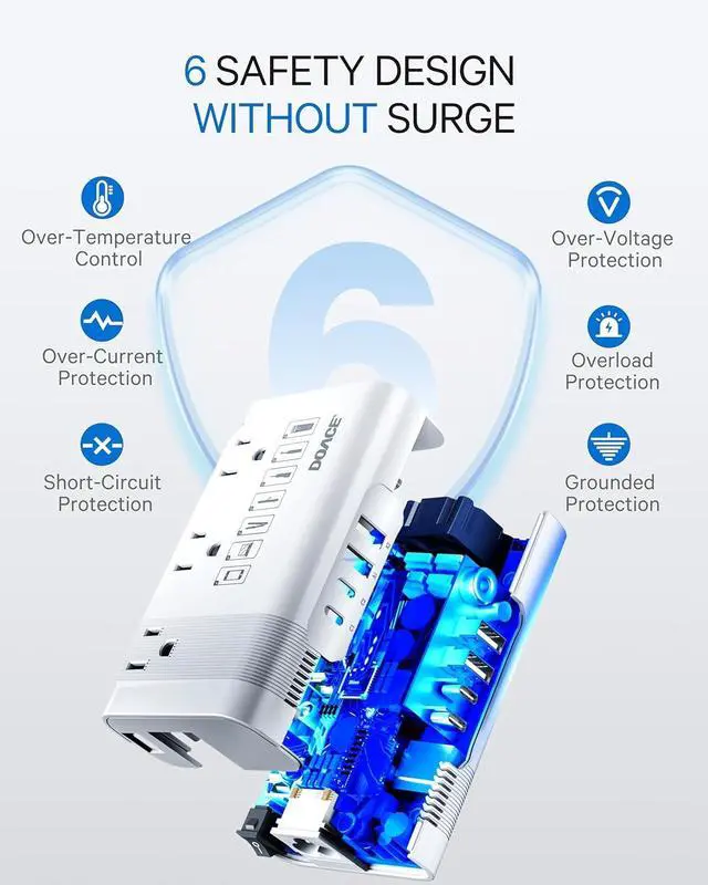 Alt view image 6 of 7 - 350W Voltage Converter US to Europe - 220V to 110V Converter for European Travel, Power Adapter Combo with PD Chargers for Hair Straightener Shaver Toothbrush CPAP Laptop Camera Phone