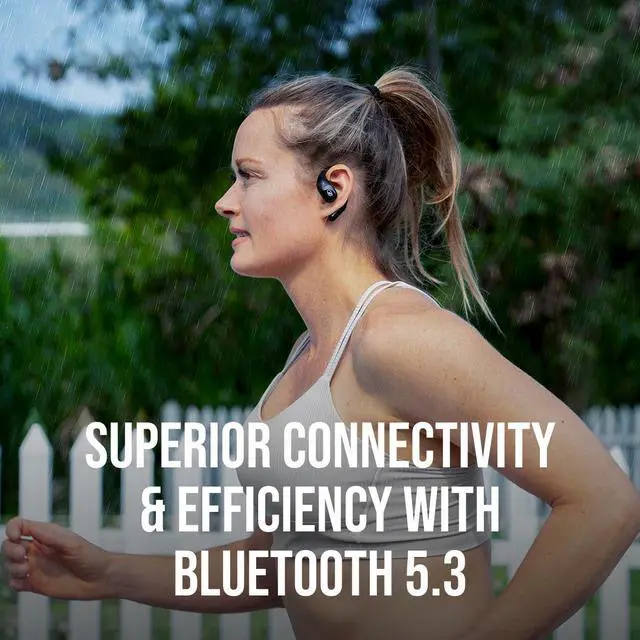 Alt view image 7 of 7 - WallaBuds Fit Open Ear Headphones - Wireless Open Earbuds with Open Fit Design, Premium Sound Quality Ear Buds, IPX4 Water Resistant, Bluetooth 5.3, USB-C Fast Charging Case, 28 Hours Battery Life
