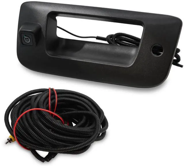 Main image of Rear View Tailgate Handle Camera Fit 2007-2014 Silverado/Sierra | Fit 2007-2014 1500 2500 HD 3500 HD,22755304,Tailgate Rear View Park Assist Camera,Tailgate Door Handle,Angle 170°