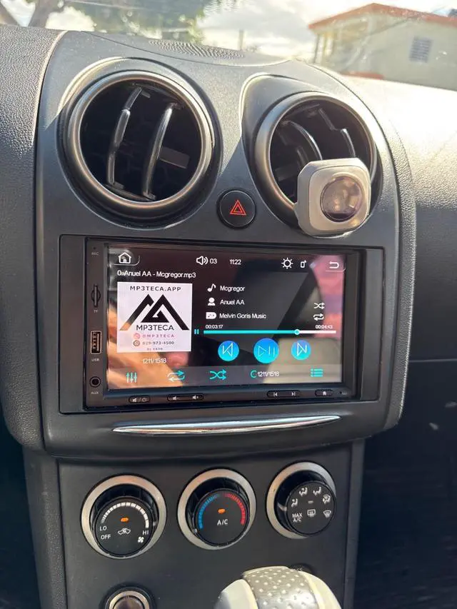 Alt view image 3 of 7 - 7 Inch Double Din Car Stereo with Wireless Apple Carplay & Android Auto Navi Radio Head Unit with Touch Screen Bluetooth AM/FM Receiver/Mirror Link/Backup Camera/TF/AUX/USB Input