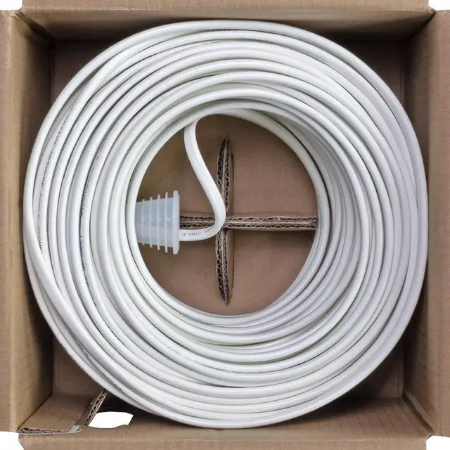 Alt view image 3 of 4 - 500ft in Wall Audio Speaker Cable Wire CL2 18/2 AWG Gauge 2 Conductor Bulk White
