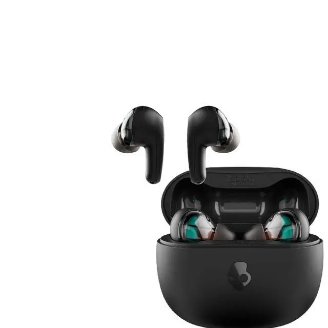 Alt view image 2 of 7 - S2RLW-Q786 Rail XT True Wireless Bluetooth in-Ear Headphones with Skull-iQ in True Black