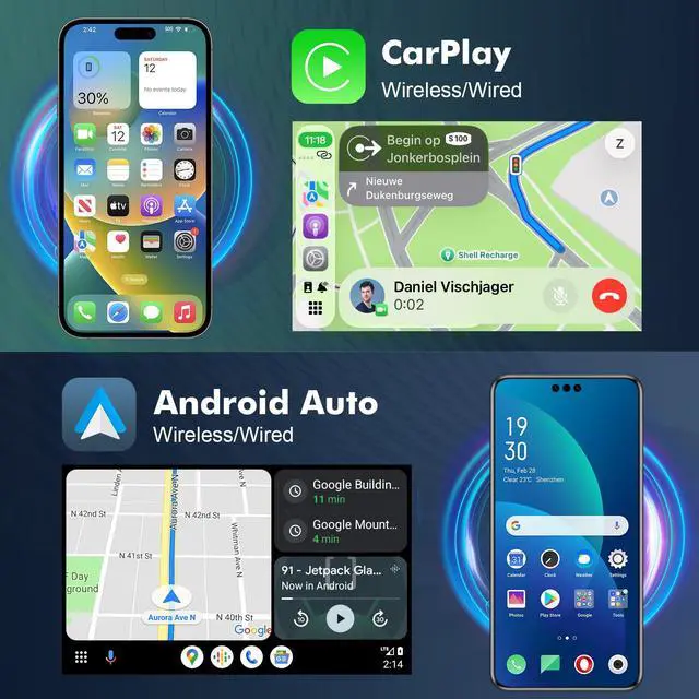 Alt view image 3 of 6 - Linux Double Din Car Stereo for Nissan Frontier Xterra 2009-2012 with 9 Inch Touchscreen Radio Built-in Wireless Carplay/Android Auto/Bluetooth/FM/AUX-in/Steering Wheel Controls/Backup Camera