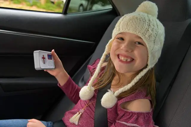Alt view image 3 of 3 - ESV Children Audio Bible Player - Selected Portions Only | English Standard Version, electronic talking bible, included charger and earphones, portable, Listen anywhere anytime