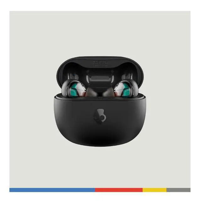 Alt view image 5 of 7 - S2RLW-Q786 Rail XT True Wireless Bluetooth in-Ear Headphones with Skull-iQ in True Black