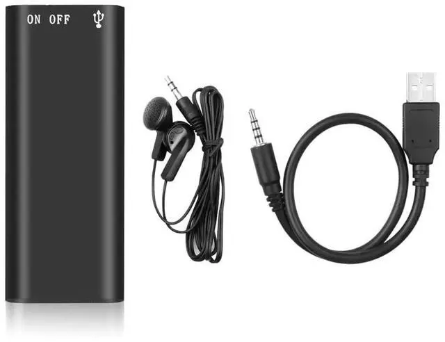 Main image of Digital Voice Recorder 16GB - Noise Reduction Audio Recorder with Playback | Mini USB Audio Recorder with MP3 Player Function,for Lecture, Meeting, Interview, Dictation