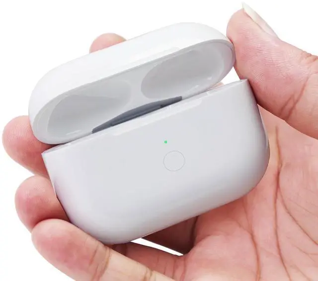 Main image of for AirPods Pro 1st & 2nd Generation Wireless Charging CaseNo Earbuds | Replacement for air pods Pro 1st 2nd Generation Charger Cases,Support to Bluetooth Sync Pairing, Rear Button,White