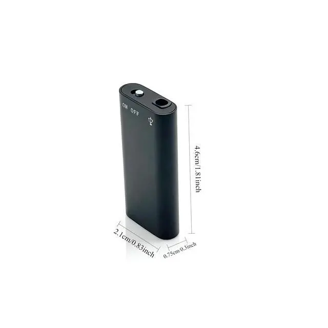 Alt view image 6 of 6 - Digital Voice Recorder 16GB - Noise Reduction Audio Recorder with Playback | Mini USB Audio Recorder with MP3 Player Function,for Lecture, Meeting, Interview, Dictation