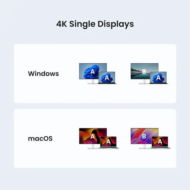 Alt view image 5 of 7 - H1E USB C Docking Station with AI Voice Recorder, Free Transcription & Summarization, 4K HDMI, 1Gbps Ethernet, 5Gbps Data Transfers, 83W PD, Laptop Docking Station for Windows/Mac/ChromeOS (H1E)