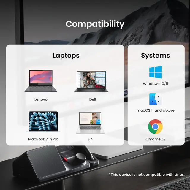 Alt view image 6 of 7 - H1E USB C Docking Station with AI Voice Recorder, Free Transcription & Summarization, 4K HDMI, 1Gbps Ethernet, 5Gbps Data Transfers, 83W PD, Laptop Docking Station for Windows/Mac/ChromeOS (H1E)