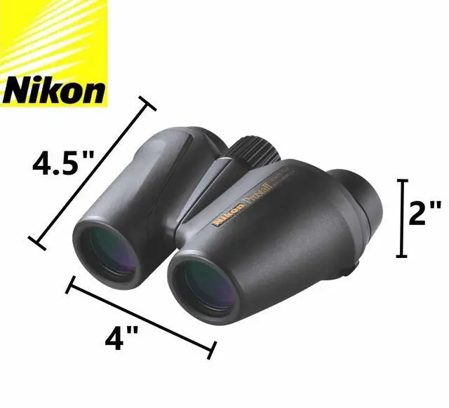 Alt view image 2 of 7 - PROSTAFF 10x25 (7485) Black Binoculars Bundle with Lens Pen and Cleaning Cloth, Compact Binoculars for Adults for Hunting, Bird Watching, and Hiking Essentials, Waterproof All-Terrain